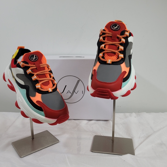 Javi Hero Men's Multicolor Sneakers US 8 Athletic Casual Retro Style Orig $125